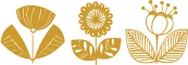 yellow flowers graphic